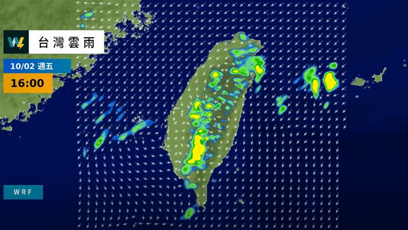 林孝儒表示,週四起東北季風將逐漸增強。(圖/翻攝自天氣風險 WeatherRisk臉書)