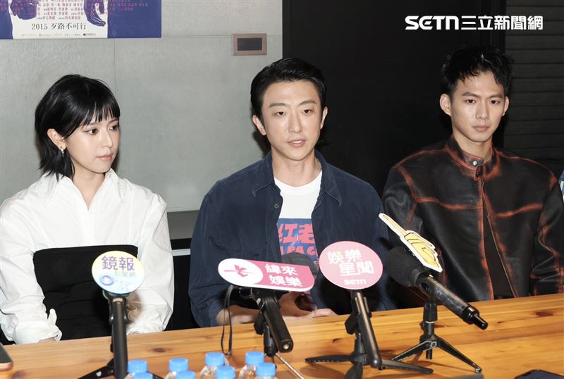 懷秋在《BAD GIRL》中擔任男主角,飾演霸氣夜店老闆「江一帆」。(圖/記者田俊彥攝影)
