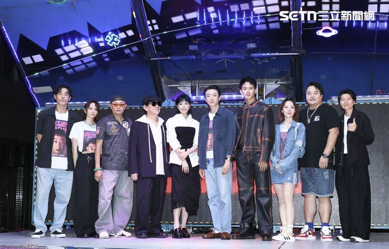 《BAD GIRL》主演張懷秋、陳孟琪、吳念軒、高捷、李國超、吳震亞、王宣分享拍攝幕後。(圖/記者田俊彥攝影)