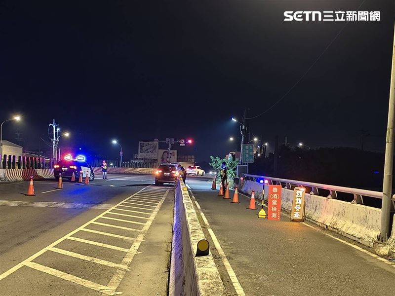 中秋連假防酒駕!台南警日夜加強執法,5天逮15件事故降17%。(圖/翻攝畫面)