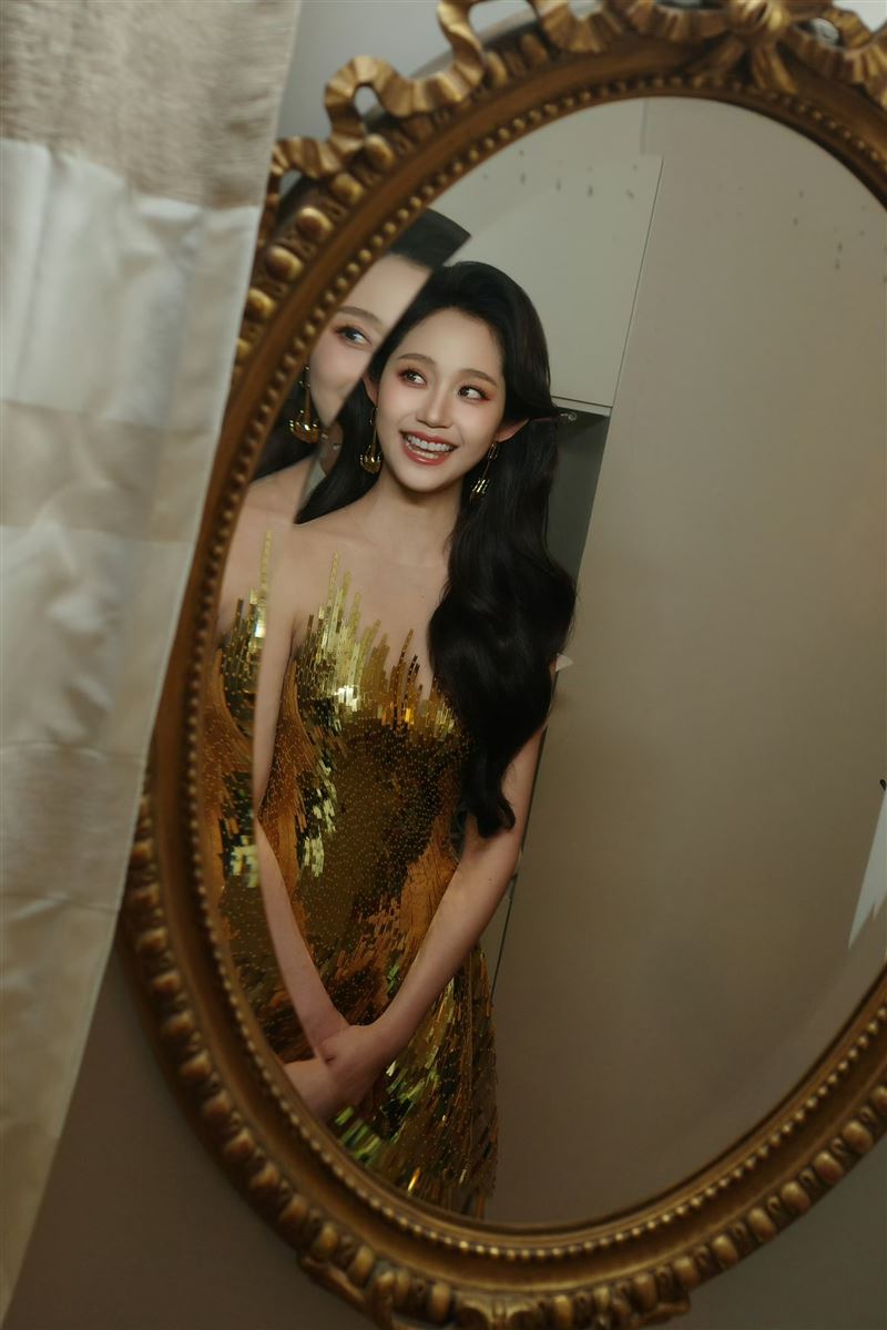 中國女星萬千惠擁有高人氣。(圖/翻攝自萬千惠微博)