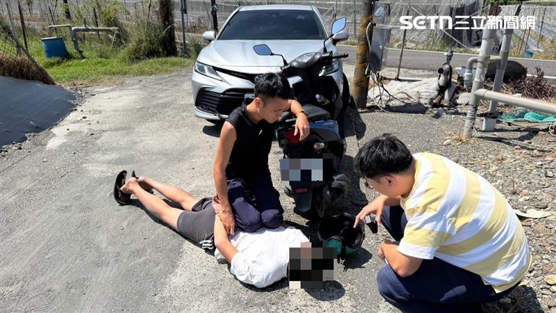 檢警於9月27日在里港鄉武洛路段將嫌犯拘提到案。(圖/翻攝畫面)