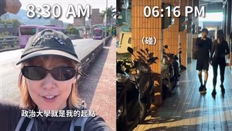 台女星避車潮「徒步8小時返家」 星友看傻