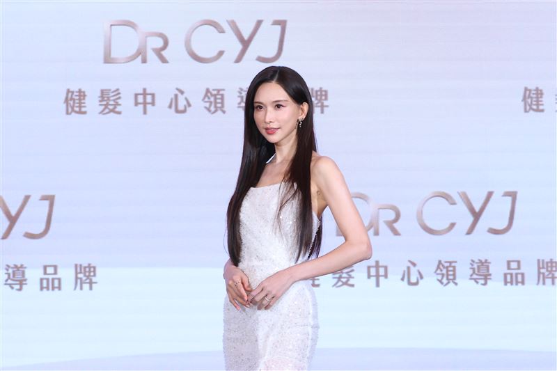 林志玲出席品牌記者會。(圖/記者鄭孟晃攝影)