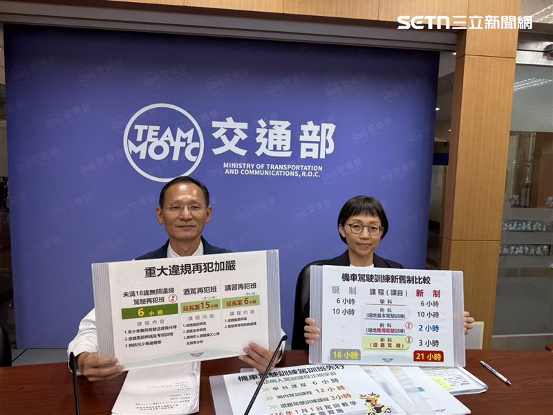 交通部公路局宣布,自9月30日起延長違規駕駛講習時數。(圖/記者李育道攝影)