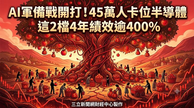 45萬人卡位半導體　這2檔4年績效逾400%！