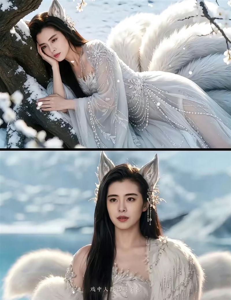 王祖賢新照片透過AI來修圖,引起兩極評價。(圖/翻攝自微博)