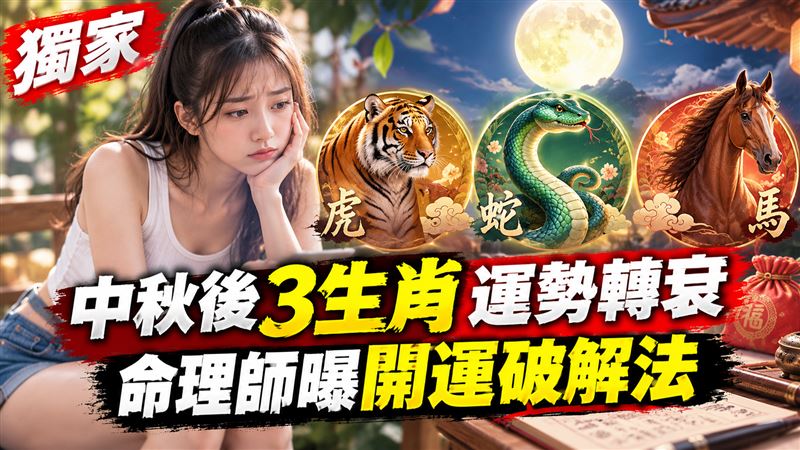 中秋後3生肖運勢轉衰　命理師曝開運法