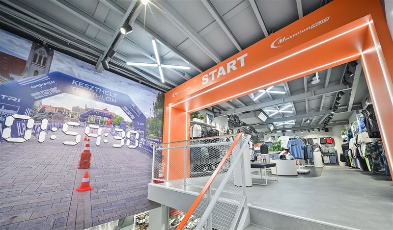 「MOMENTUM RUN跑步體驗店」。(圖/品牌業者提供)