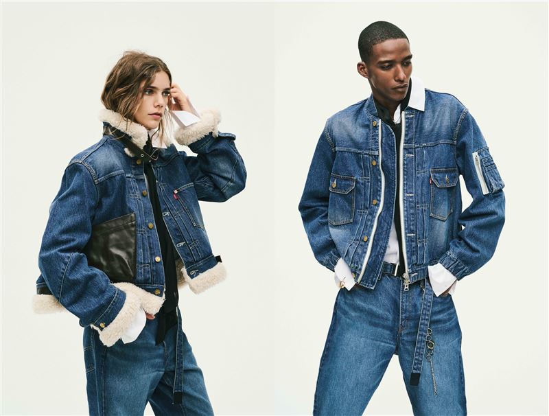Levi’s與sacai三度聯手,以解構美學重塑丹寧經典。(圖/品牌業者提供)