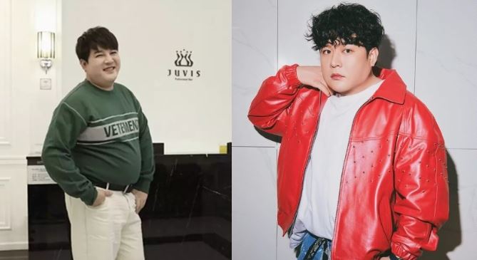 韓團Super Junior成員神童過去總是讓人有圓潤身材的印象。(組合圖/翻攝自IG@earlyboysd)
