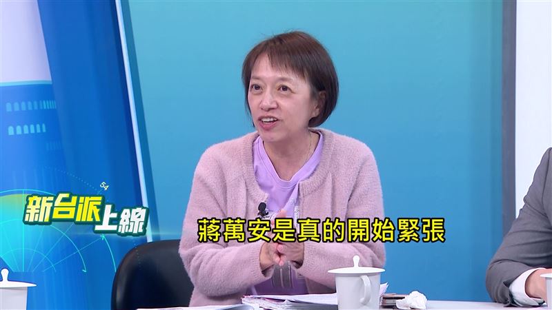 資深媒體人邱明玉認為,以最近蔣萬安的動作來看,他可能真的開始緊張了。(圖/新台派上線)