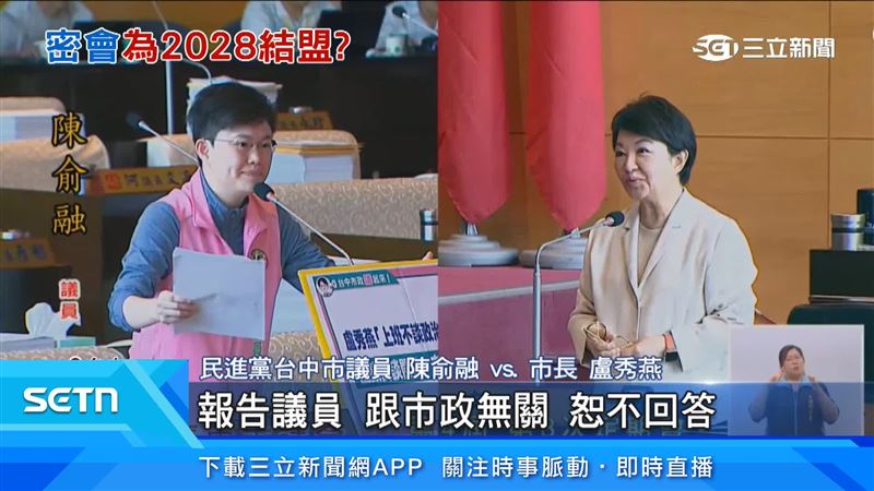 民進黨市議員批盧秀燕天天作總統夢,卻連基本市政都做不好