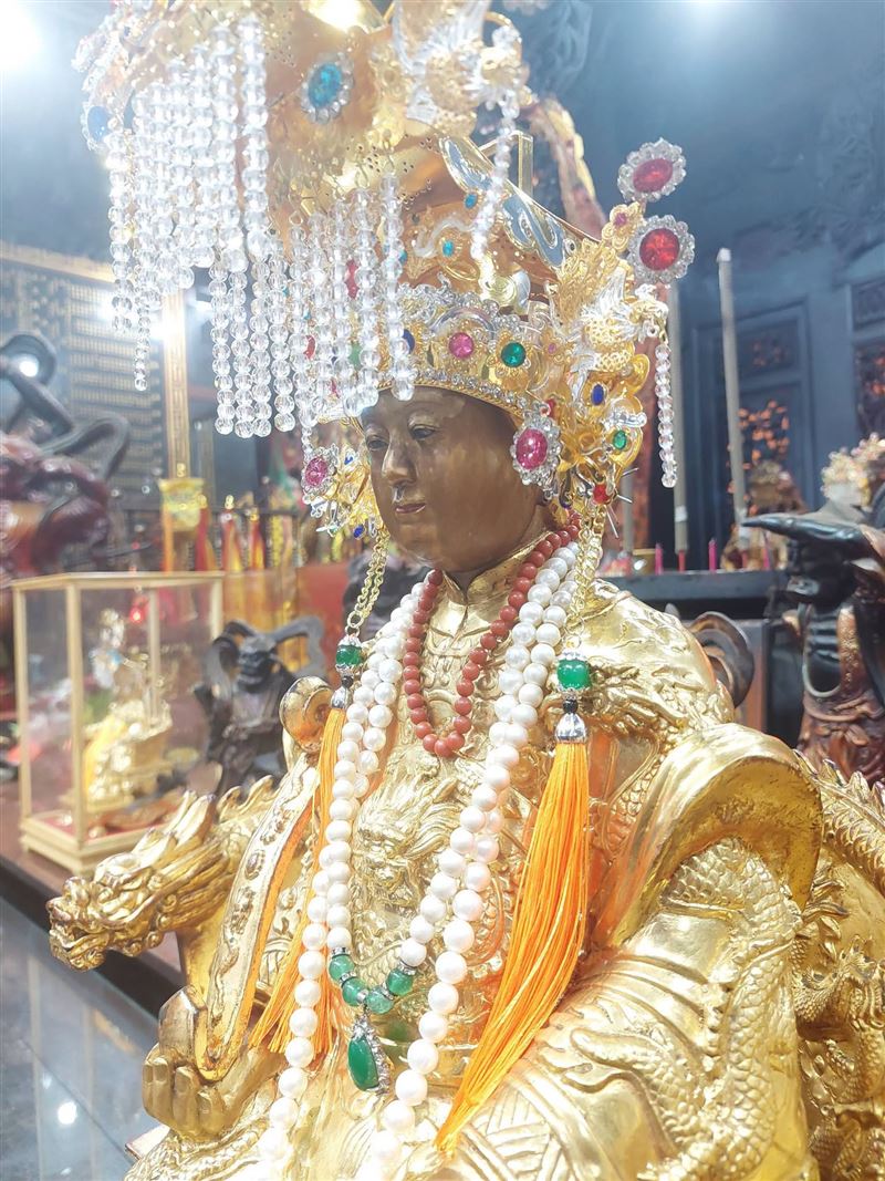 南方澳南天宮金媽祖失聯4天後「回家」了。(圖/翻攝自「南方澳南天宮-金媽祖」臉書)