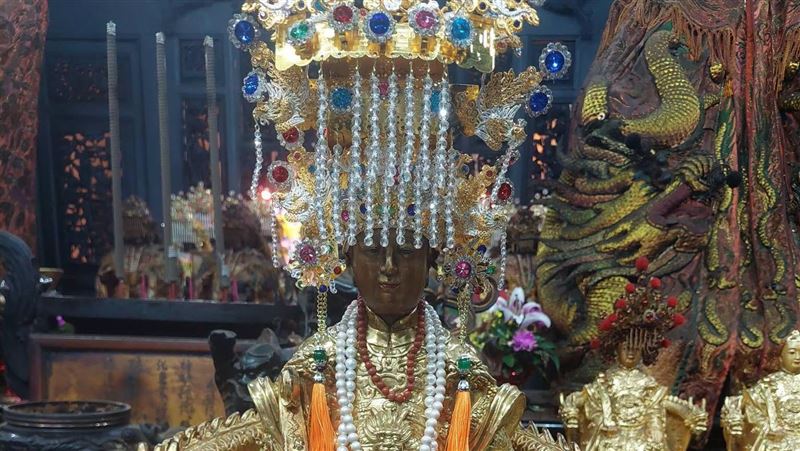 出借遶境失蹤　南天宮金媽祖回家說話了