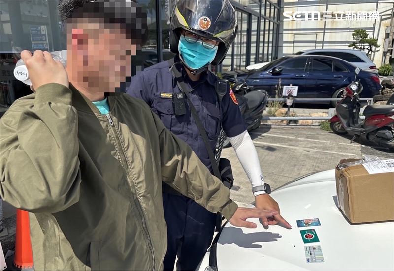 上班途中鷹眼揪嫌!嘉市警一上午連逮3車手,阻斷詐騙金流。(圖/翻攝畫面)