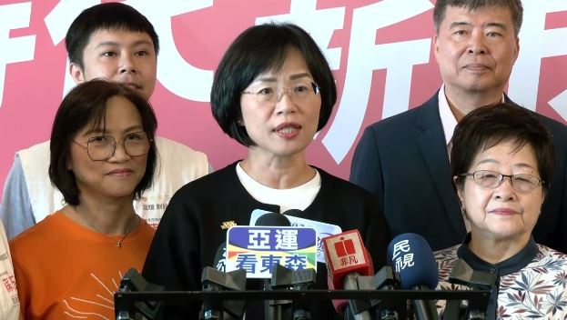 民進黨新北市長參選人蘇巧慧出席「社會福利願景座談會」前受訪(圖/翻攝畫面)