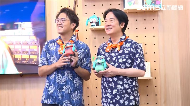開箱沈伯洋競總！賴清德：終於見到甘蔗