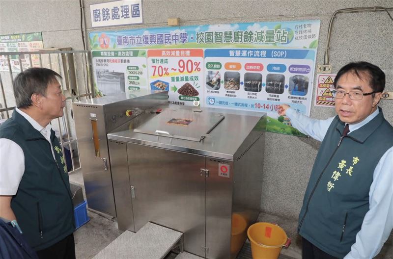 蔣萬安測午餐鹹度惹議!黃偉哲發文「忙的是態度」網笑:酸度爆表。(圖/翻攝自Threads @ weiche946)