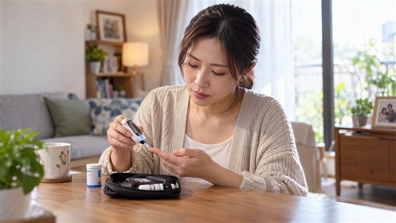 即使有糖尿病家族史,也能靠飲食、運動及睡眠降低患病風險。(示意圖/AI生成)