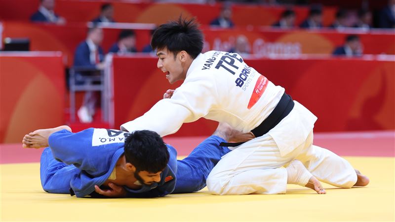 「柔道男神」楊勇緯亞運2連勝　闖進4強賽