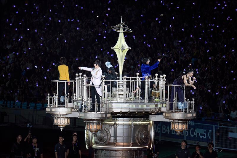 全方位環場「逐星號」閃耀初亮相。(圖/相信音樂提供)