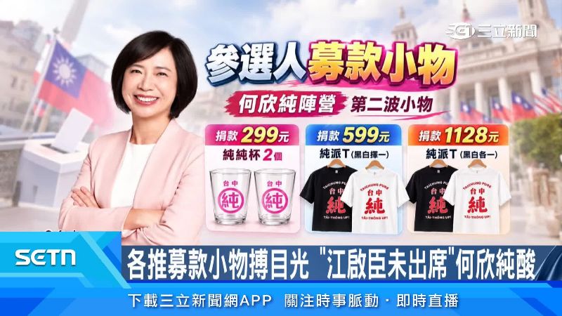 純欣純競選小物10月1日起開放領取
