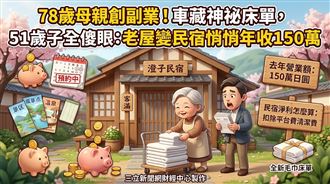 母親後座藏毛巾床單　兒子一問愣住