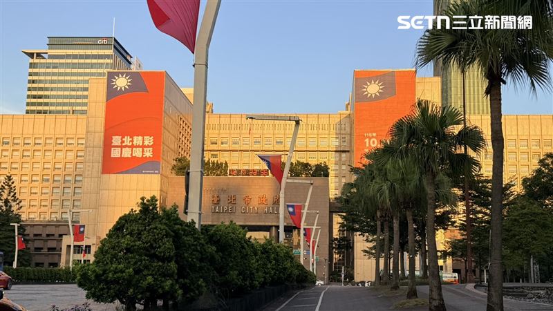 台北市政府空景(圖/記者陳思妤攝影)
