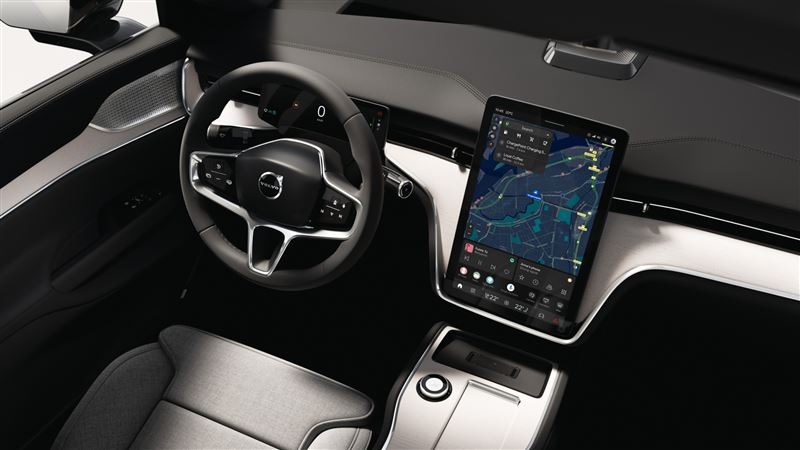 座艙配備14.5吋中控螢幕、Google Gemini AI語音助理。(圖/Volvo提供)