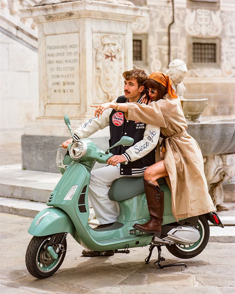 Vespa GTS 80周年特仕版。(圖/Vespa提供)