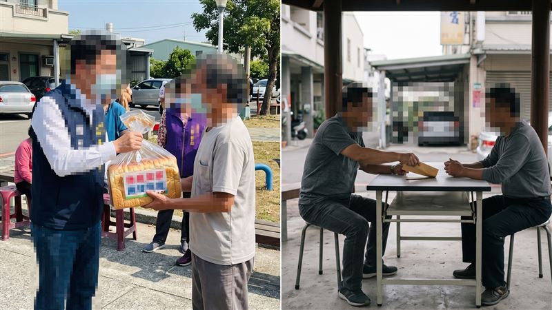 台南市不同選區的兩名里長涉嫌賄選遭送辦。（示意圖／AI製圖）