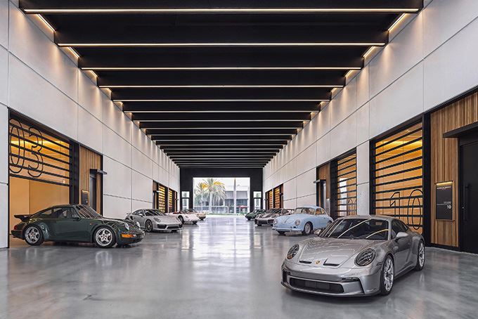 Porsche Design Concours,把車庫與私人展示間整合再一起。(圖/翻攝Porsche Design網站)