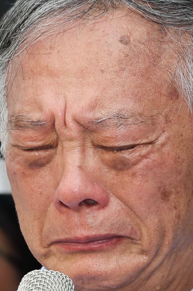 收賄案改判無罪 王隆昌:遲來的正義也是正義前北科大教授王隆昌被控任南港展覽館標案評委時,收取賄款,遭判7年8月定讞,台灣高等法院1日再審改判無罪,王隆昌(圖)發言時頻頻落淚,他說,遲來的正義也是正義,仍然是一道光芒。(圖/中央社)