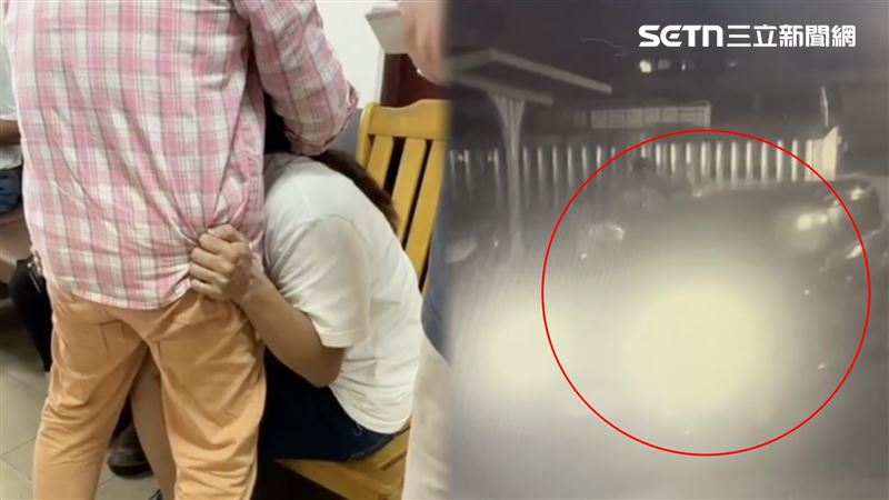 婆媳抱在一起,無法接受孩子離開的事實。(圖/翻攝畫面)