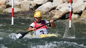 台灣輕艇吳融政　激流男子C1決賽摘下銀牌