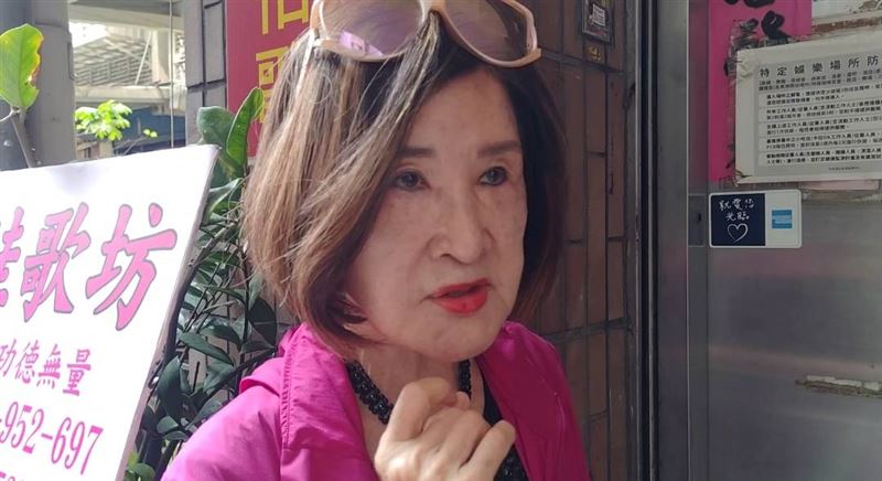 恬娃今談到藍琪。（圖／記者鍾智凱攝影）