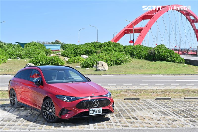 賓士CLA 250+ Shooting Brake with EQ Technology純電獵跑。(圖/記者鍾釗榛攝影)