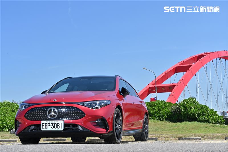 賓士CLA 250+ Shooting Brake with EQ Technology純電獵跑。(圖/記者鍾釗榛攝影)