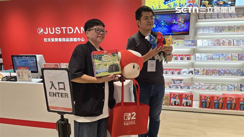 傑仕登「任天堂授權商品旗艦中心」進駐新光三越中港店。(圖/記者吳泊萱攝影)