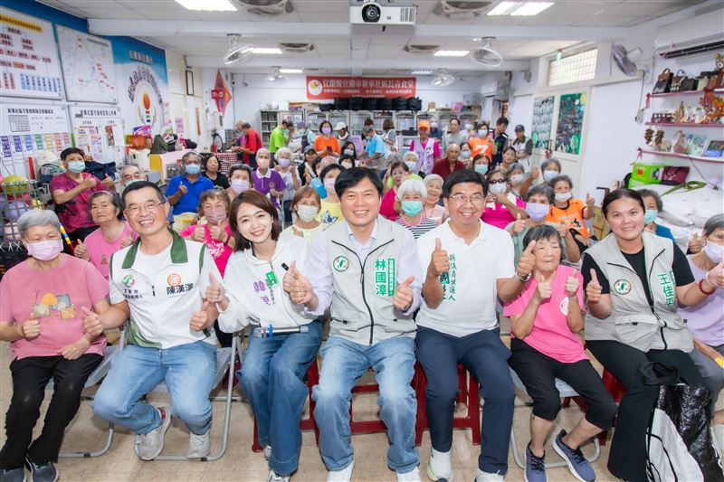 林國漳宜蘭市蓋漳行腳,走訪果菜市場各社區,深入基層傾聽民意!