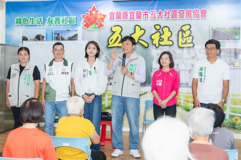 林國漳宜蘭市蓋漳行腳,走訪果菜市場各社區,深入基層傾聽民意!
