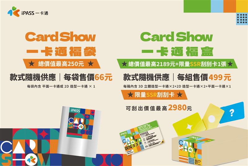 iPASS MONEY票卡商店開幕,價值最高2239元福袋「500有找無痛購入」再享10%回饋。(圖/品牌業者提供)