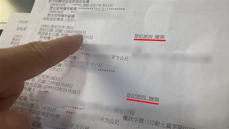 林姓堂哥喊冤表示,房產土地過戶到他名下,是兄弟倆為感謝他照顧才提議給的報答,並非霸佔。(圖/翻攝畫面)