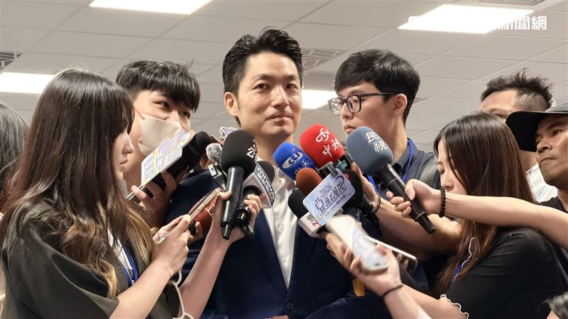 蔣萬安表示，大地處已經針對被駭報案，他也要求大地處趕快地處理（圖／記者陳思妤攝影）