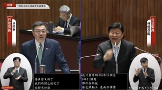 卓榮泰嗆爆傅崐萁場面曝光　他：有夠過癮