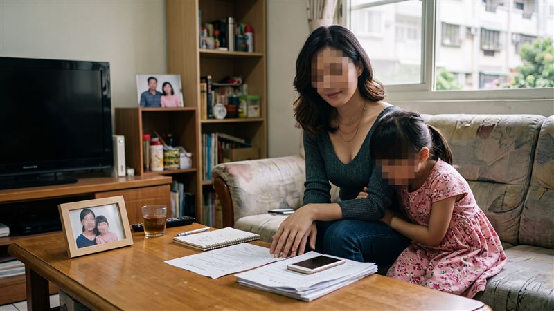 人妻7年前,婚內懷孕產下女嬰,自今年向法院提出否認推定生父之訴,坦承女兒不是跟丈夫一起生的。(示意圖/AI製圖)
