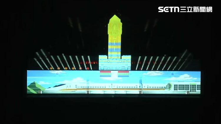 文總今2日舉行2026國慶總統府建築光雕展演記者會(圖/翻攝畫面)