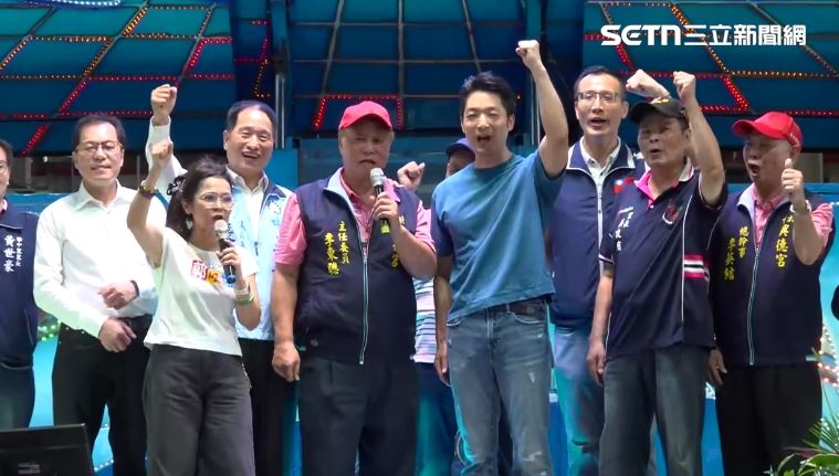 蔣萬安出席興德宮福德正神三十六週年慶餐會(圖/翻攝畫面)