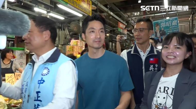 蔣萬安出席興德宮福德正神三十六週年慶餐會(圖/翻攝畫面)
